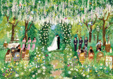 Lawn Wedding | Botop Blackcard | 1000 Pieces | Jigsaw Puzzle - Puzzles +