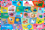 Learn the Alphabet - Sarah Walsh | Eeboo | 20 XL Pieces | Jigsaw Puzzle - Puzzles +