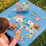 Learn the Alphabet - Sarah Walsh | Eeboo | 20 XL Pieces | Jigsaw Puzzle - Puzzles +