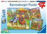 Life Of The Knight | Ravensburger | 3 x 49 Pieces | Jigsaw Puzzle - Puzzles +