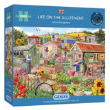 Life On The Allotment - Janice Daughters | Gibsons | 1000 Pieces | Jigsaw Puzzle - Puzzles +