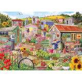 Life On The Allotment - Janice Daughters | Gibsons | 1000 Pieces | Jigsaw Puzzle - Puzzles +