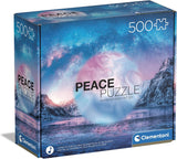 Light Blue - Peace | Clementoni | 500 Pieces | Jigsaw Puzzle - Puzzles +