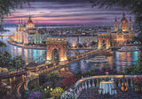 Lights Of The Danube | Clementoni | 1000 Pieces | Jigsaw Puzzle - Puzzles +