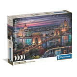 Lights Of The Danube | Clementoni | 1000 Pieces | Jigsaw Puzzle - Puzzles +