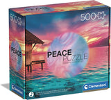 Living The Present - Peace | Clementoni | 500 Pieces | Jigsaw Puzzle - Puzzles +