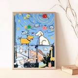 lllusion spring | Botop Blackcard | 300 Pieces | Jigsaw Puzzle - Puzzles +
