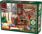Lodge Cat - Joelle McIntyre | Cobble Hill | 1000 Pieces | Jigsaw Puzzle - Puzzles +