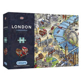 London Landmarks - Maria Rabinky | Gibsons | 1000 Pieces | Jigsaw Puzzle - Puzzles +