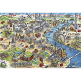 London Landmarks - Maria Rabinky | Gibsons | 500 Pieces | Jigsaw Puzzle - Puzzles +