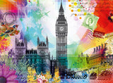 London Postcard | Ravensburger | 500 Pieces | Jigsaw Puzzle - Puzzles +