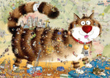 Look Closely - At The Cat | Marino Degano | Heye | 1000 Pieces | Jigsaw Puzzle - Puzzles +