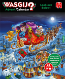 Look Out Below! - Christmas Advent Calendar | Wasgij? | Jumbo | 24 x 54 Pieces | Jigsaw Puzzle - Puzzles +