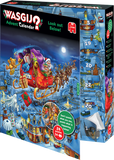 Look Out Below! - Christmas Advent Calendar | Wasgij? | Jumbo | 24 x 54 Pieces | Jigsaw Puzzle - Puzzles +
