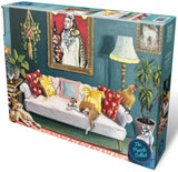 Lounging Around II - Petra Pinn | The Puzzle Collab | 1000 Pieces | Jigsaw Puzzle - Puzzles +
