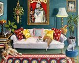Lounging Around II - Petra Pinn | The Puzzle Collab | 1000 Pieces | Jigsaw Puzzle - Puzzles +