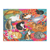 Lounging Cats - Alison Kolesar | Galison | 1000 Pieces | Jigsaw Puzzle - Puzzles +