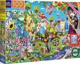 Love of Bees - Linda Bleck | Eeboo | 100 Pieces | Jigsaw Puzzle - Puzzles +