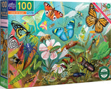 Love Of Bugs | Eeboo | 100 Pieces | Jigsaw Puzzle - Puzzles +