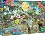 Love of Nocturnal Life - Linda Bleck | Eeboo | 100 Pieces | Jigsaw Puzzle - Puzzles +