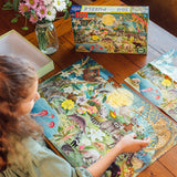 Love of Nocturnal Life - Linda Bleck | Eeboo | 100 Pieces | Jigsaw Puzzle - Puzzles +