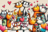 Loveable Cats | Micro Puzzles | 150 Pieces | Micro Jigsaw Puzzle - Puzzles +
