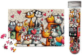 Loveable Cats | Micro Puzzles | 150 Pieces | Micro Jigsaw Puzzle - Puzzles +