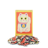 Lucky Cat - Naomi Wilkinson | Happily | 99 Pieces | Mini Jigsaw Puzzle - Puzzles +