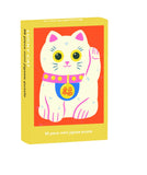 Lucky Cat - Naomi Wilkinson | Happily | 99 Pieces | Mini Jigsaw Puzzle - Puzzles +