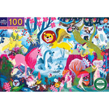 Magical Creatures | Eeboo | 100 Pieces | Jigsaw Puzzle - Puzzles +