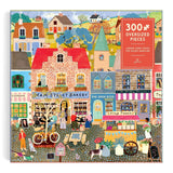 Main Street Morning - Elisabeth Dorrian | Galison | 300 Oversized Pieces | Jigsaw Puzzle - Puzzles +