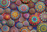 Mandala Stones | Colours Of The World | Eurographics | 1000 Pieces | Jigsaw Puzzle - Puzzles +