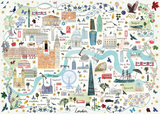 Map Of London - Josie Shenoy | Gibsons | 1000 Pieces | Jigsaw Puzzle - Puzzles +