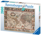 Map Of World From 1650 | Ravensburger | 2000 Pieces | Jigsaw Puzzle - Puzzles +