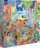 Marketplace in France - Uta Krogmann | Eeboo | 1000 Pieces | Jigsaw Puzzle - Puzzles +