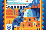Mediterranean Vacation | Micro Puzzles | 150 Pieces | Micro Jigsaw Puzzle - Puzzles +