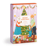 Meowy Christmas - 12 Days of Puzzles | Joanna Letz | Galison | 288 Pieces (12 x 42) | Jigsaw Puzzle - Puzzles +