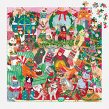 Merry Catmas! - Rebecca Jones | Mudpuppy | 500 Pieces | Jigsaw Puzzle - Puzzles +