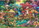 Merry Mushroom Village - Aimee Stewart | Ravensburger | 1000 Pieces | Jigsaw Puzzle - Puzzles +