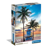 Miami Beach | Clementoni | 500 Pieces | Jigsaw Puzzle - Puzzles +