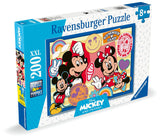 Mickey and Minnie | Disney | Ravensburger | 200 XXL Pieces | Jigsaw Puzzle - Puzzles +