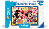 Mickey and Minnie | Disney | Ravensburger | 200 XXL Pieces | Jigsaw Puzzle - Puzzles +