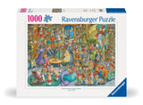 Midnight At The Library | Ravensburger | 1000 Pieces | Jigsaw Puzzle - Puzzles +