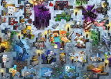 Minecraft Mobs | Minecraft | Ravensburger | 1000 Pieces | Jigsaw Puzzle - Puzzles +