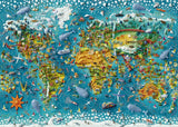 Miniature World - Map Art | Sara Drake | Heye | 2000 Pieces | Jigsaw Puzzle - Puzzles +