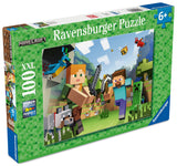 Monster Minecraft | Ravensburger | 100 XXL Pieces | Jigsaw Puzzle - Puzzles +