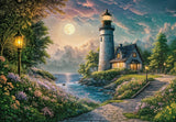 Moonlight Lighthouse | CherryPazzi | 500 Pieces | Jigsaw Puzzle - Puzzles +