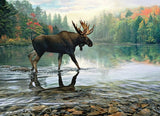 Moose Crossing - Russell Cobane | Cobble Hill | 1000 Pieces | Jigsaw Puzzle - Puzzles +