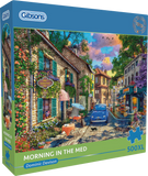Morning In The Med - Dominic Davison | Gibsons | 500 XL Pieces | Jigsaw Puzzle - Puzzles +