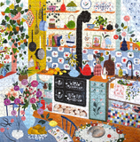Morning Kitchen - Flora Waycott | Eeboo | 1000 Pieces | Jigsaw Puzzle - Puzzles +